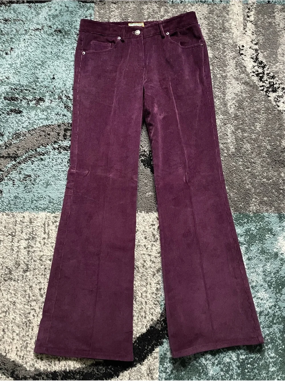 Allen B. By Allen Schwartz violet Corduroy Blazer & matching trouser 2piece suit